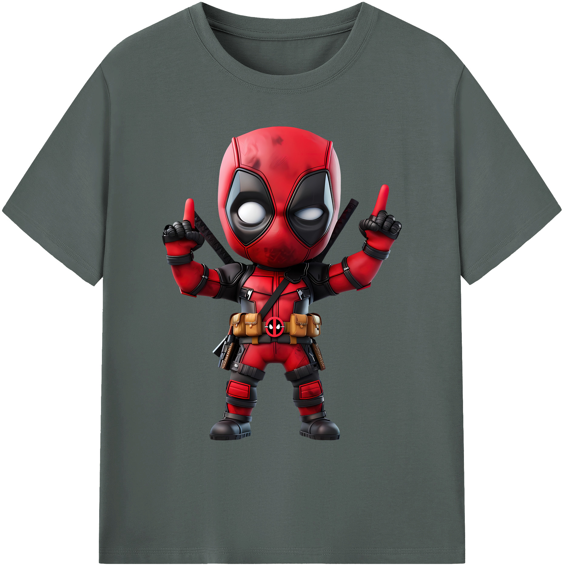 （画像用） Deadpool デッドプール 綿100％ メンズ半袖Tシャツ｜肌触りやわらか＆通気性